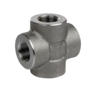 Cross Stainless Steel 316 / 316L Socket Weld Fittings For Oil Water