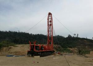 China 1500m Depth Water Well Drilling Rig Truck Mounted High Efficiency factory
