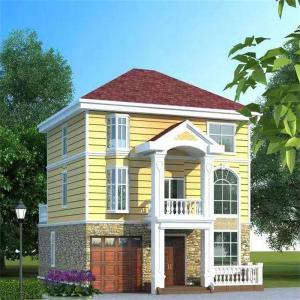 China Light Steel Structure Prefabricated Luxury Villa Two Story Prefab House factory