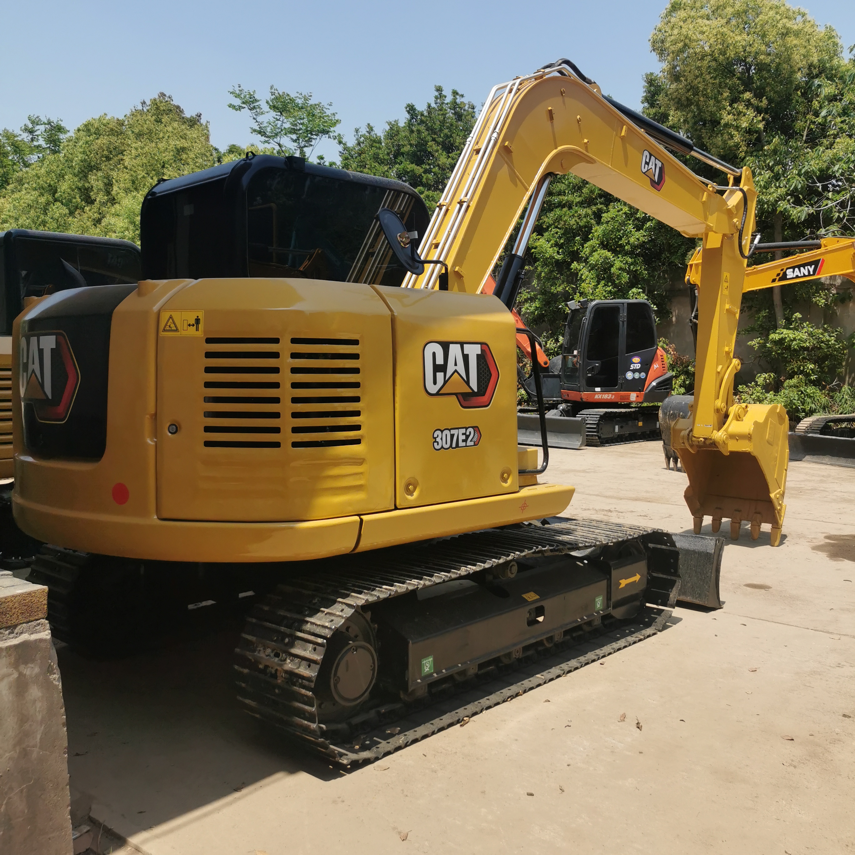 43 KW Used CAT 307 Excavator Second Hand Mini Excavator 7 Ton in Original Japan 2023