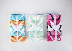 China Color Magnet Baby Bath Washcloths 5pk Woven Washcloth 100% cotton factory