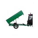 Single Axle 3way Hydraulic Dump Trailer; Small Farm Trailer With three Side