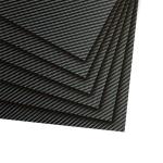 Twill Matte Plain Glossy Customize Size 3K 100% Full Carbon Fiber Plate