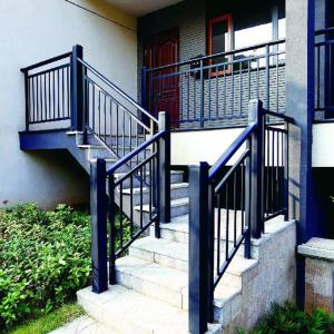 China OEM Contemporary Aluminum Stair Railing Rustproof Easy To Install factory