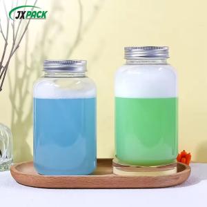 China Customized Milk Tea PET Bottle 500ML With Transparent Food Screen Printing factory