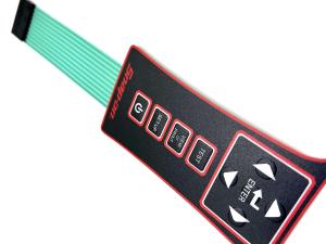 China Silicone Waterproof Membrane Switch Contact Chatter Time ≤5ms Custom Design factory