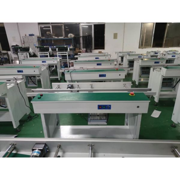 1500mm Length Aluminum Alloy PCB Conveyor with SMEMA Signal for SMT Line 3