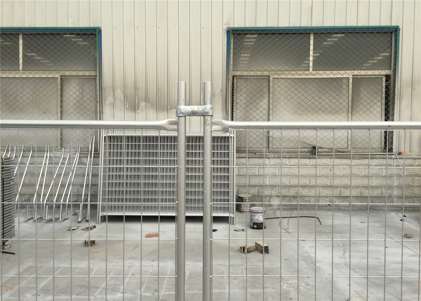 Weather Resistance Secure Temporary Fencing Site Security Fencing 22.00kg