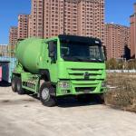 10 Wheels 380HP Sinotruk Mixer Truck 6X4 Driving Type With 12CBM Capacity