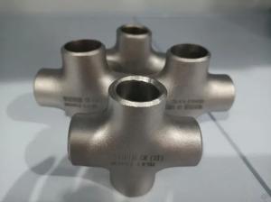 China Customization Alloy 316 butt weld pipe fitting straight cross 4 way cross pipe fittings factory
