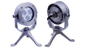 China DMX512 RGB Fountain Light IP68 Underwater LED Light With Stainless Steel factory