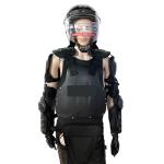 2024 New Fully Defense Black Rigid Flame Retardant Riot Suit Anti Hit Suit