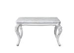 Hotel Rectangular Marble Dining Table , European Solid Marble Dining Table