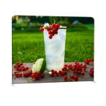 Straight Curved Trade Show Backdrop Displays U Shape Pop Up Stand Easy Operation