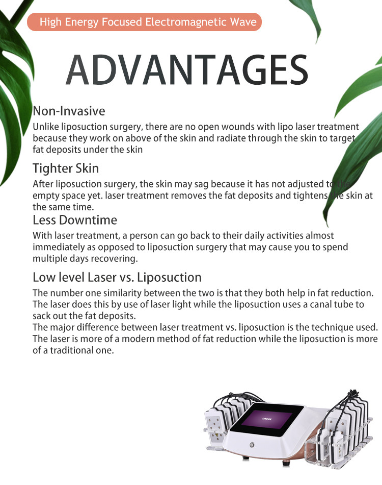 Best Sale Lipo Laser 14 Pads LED lipolaser slimming beauty machine / fat burning laser LF-129c
