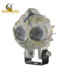 Ultraman Cartoon Design 12V 80V Yellow White LED Headlight For Motorcycle