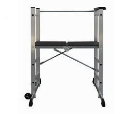 China Mini Aluminum Scaffold Tower Aluminum Rolling Scaffold With 2 Wheels factory