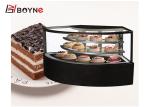 900W Glass Door Ice Cream Cake Display Freezer , High Transmittance Pastry