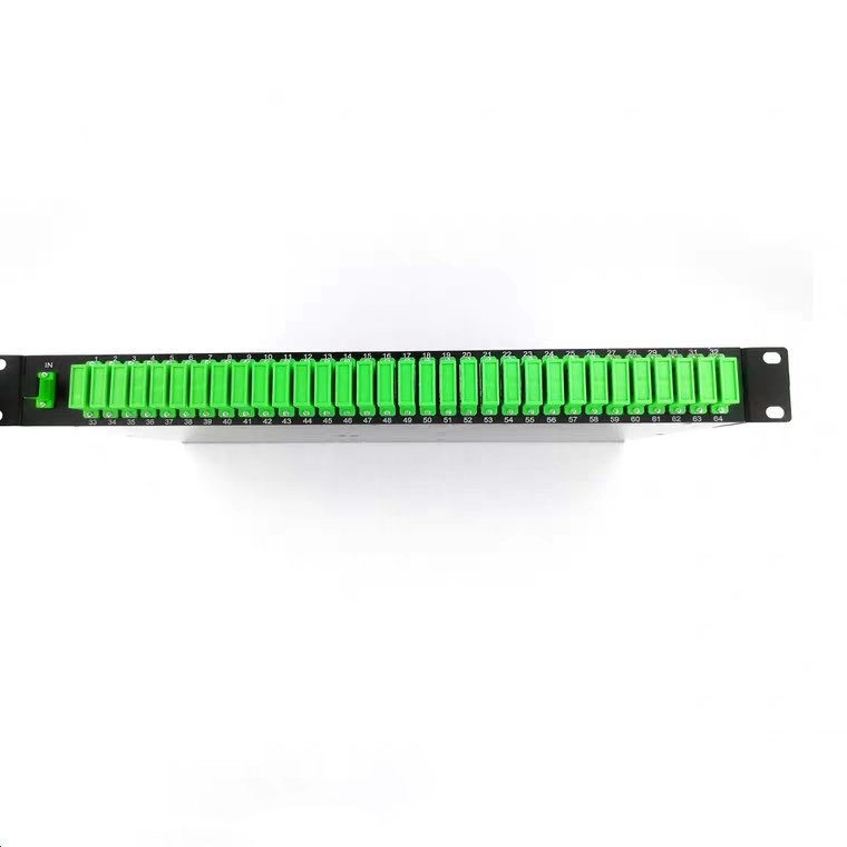 19 Inch 1x32 Plc Rack Mount Fiber Optic Splitter SC UPC