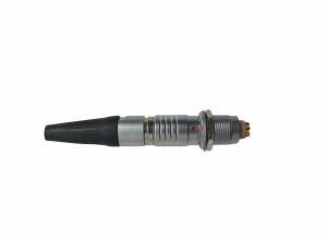 China AWG22 Circular Push Pull Connectors Black For Automotive Electrical factory
