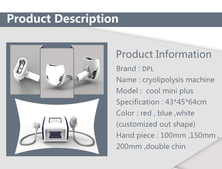 OEM Portable Cryolipolysis Machine , Cryo Weight Loss Machine 200W