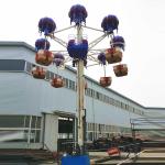Thrilling Free Fall Tower Samba Drop Ride Lovely Jellyfish Shape