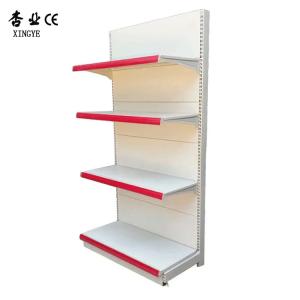 China Factory custom color size metal white conveni store shelf supermarket shelf for retail store factory