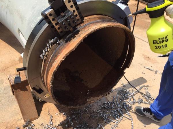 125 - 275mm Fast Speed Hydraulic Pipe Cutting Machine For Power Plant 1 Year