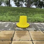 Round Modern Design Large Chicken Feeder Bucket