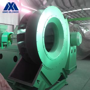 China Green Stainless Steel Centrifugal Blower CFB Boiler Fan For Cement Industry factory