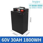 60V Electric Scooter Lithium Battery 20AH 30AH 40AH 50AH For 2 / 3 Wheels