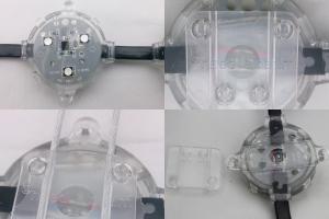 China Steel Wire installation 45mm Light RGB IC SM16716 Waterproof IP67 factory