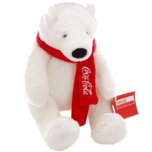 China Coca Cola Bear Polar Bear Plush Toys factory