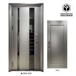 PVC HPL Finish Indoor Aluminium Doors OEM ODM Sound Proof Doors For Home