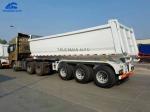 U Shape 50000kg Semi Tipper Trailer With HYVA Lifting System