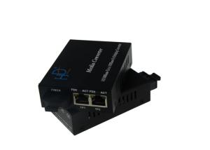China 10/100Mbps Fiber Ethernet Media Converter / Single Fiber Optic Transceiver 50Hz factory