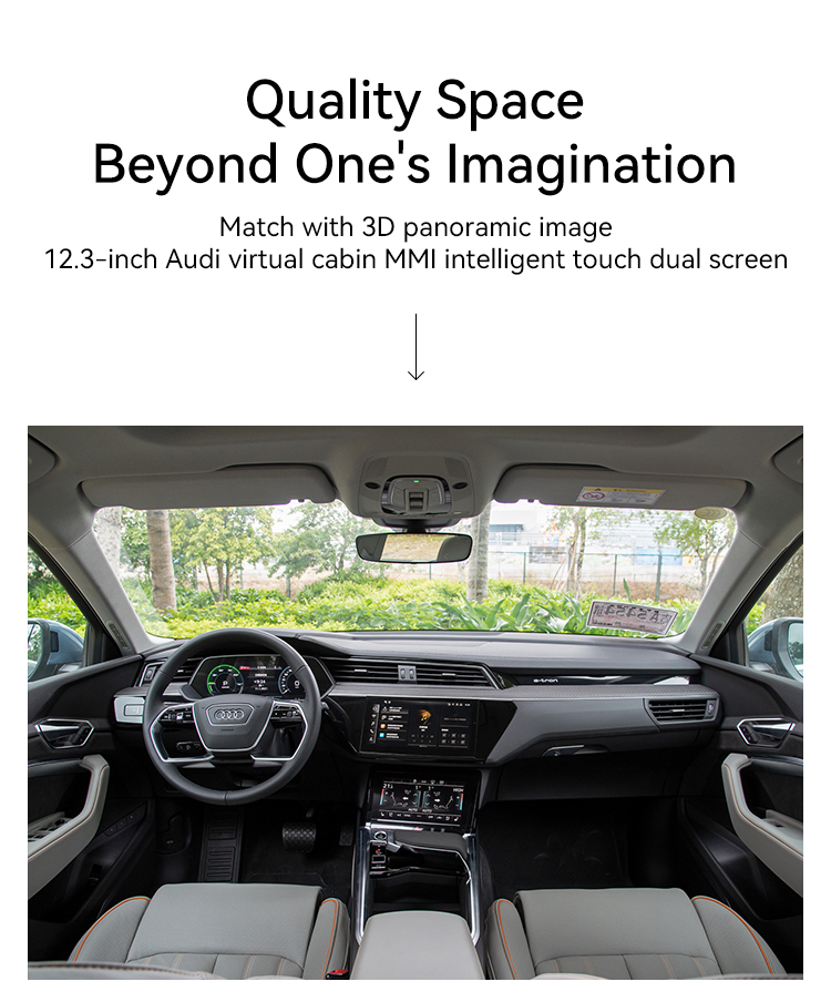 2023 Audi E-tron speed 180Km/h SUV Adult Energy Electric Vehicle with 465km Nedc Pure Electric Range and 2928mm Wheel Base Made