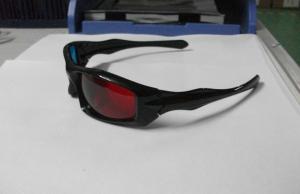 China Fashionable Plastic Red Cyan 3D Glasses Reusable For 3D Movie factory