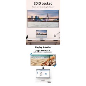 China Digital Signage Video Wall Controller with 4x HDMI 2.0 Output Interfaces and Fast 6ms Response Time on sale