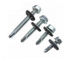Carbon Steel Bolt And Nut Assembly With Rubber Washer DIN Standard