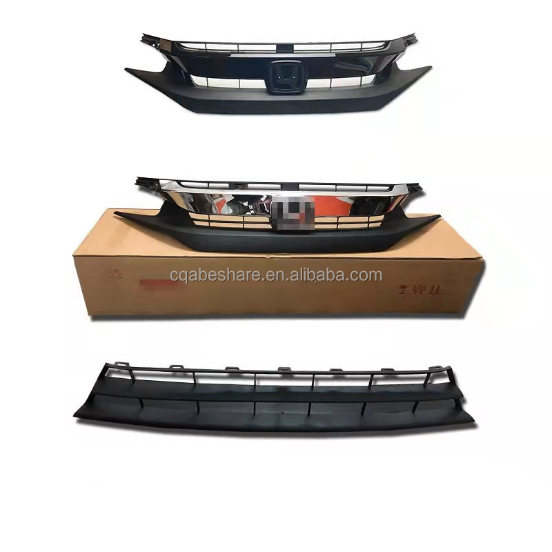 Plastic Front Grille Cover Assembly 71121-TET-H01 for Honda Civic FC1 Easy to Install