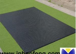 China Black Cattle Mats Rubber Horse Stall Mats 12-25mm Thickness Anti Rust factory