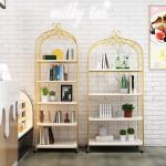 Bird Cage Shape 170cm Height Steel Book Rack Rustproof