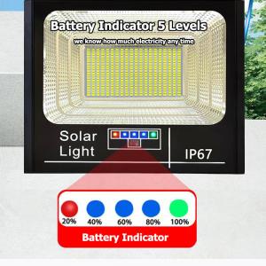 China High Power Outdoor LED Solar Flood Light 200W 300W IP67 For Street Lighting factory