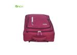 Two Front Pockets Snowflake polyester Carry On Spinner Luggage