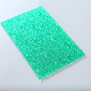 China 2mm 5mm 10mm Polycarbonate Embossed Endurance Sheet Double Sided Diamond Patterned PC Embossed Sheet on sale