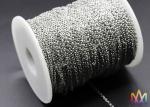 1.7mm 2mm Thickness DIY Jewelry Rolo Cable Bulk Jewelry Chain