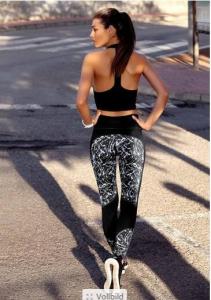 China 2 Pcs Women Fitness Yoga Set Gym High Elastic Training Clothes Women Stretch Sport Leggings And Top Workout Yoga Wear Fo factory
