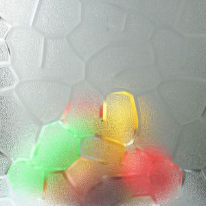 China Bathroom 18mm Anti UV Polycarbonate Embossed Sheet factory