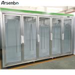 2700L 50HZ Commercial Beverage Refrigerator Silver Color For Drinks